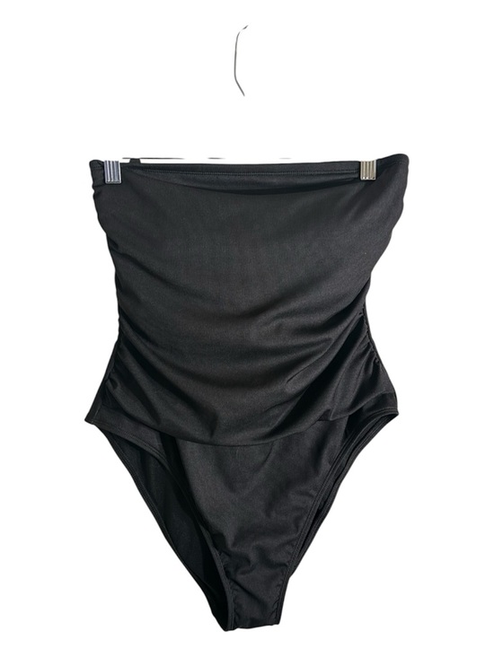Shade & Shore Other - Strapless Black One-Piece Swimsuit